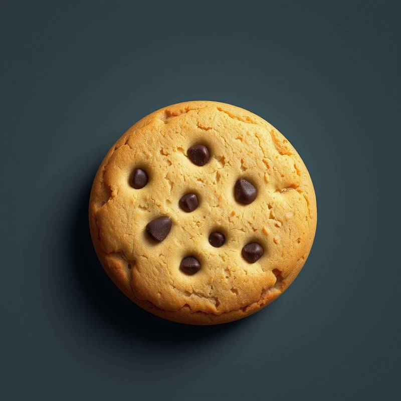 Ikon av en cookie, representerer informasjonskapsler.